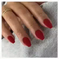 Press On Nails Mandel Ballerina Kurz Jelly Gel 24 Sarg Lila 1 st