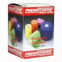 Pressotherm Kohäsive Bandage 8cmx4m Grün
