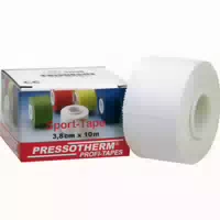 Pressotherm Sport Tape 3,75 cm X 10 m Weiß