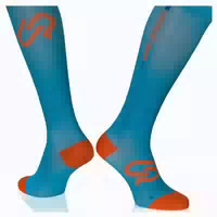 Under Pressure Ultralight | Sport Kompressionsstrumpf 1 Paar 35 38 Wade: 28 38cm Blau 2 St