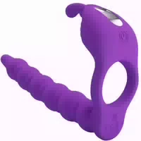 Pretty Love Blackney Penisringe mit Vibrator Plug