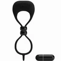 Pretty Love Doppelpenisring Mit Vabration Schwarz