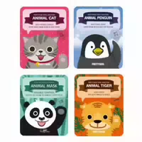 Prettyskin Total Solution Animal Mask Trial Set 4pcs