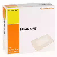Primapore 8 X 10 cm Wundverband Steril 20 Stück