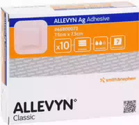 Allevyn Adhesive 7,5x7,5 cm Haftende Wun 10 st