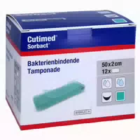 Cutimed Sorbact Tamponaden 2x50 cm 24 st