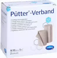 Pütter Verband 8 und 10 cm X 5 m 2 Stück