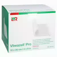 Vliwazell Pro Superabsorb Kompr Steril 10x20 cm 10 st