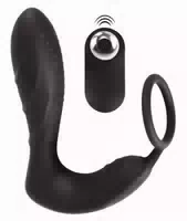 Analvibrator „rc Prostata Plug Mit Penisring“