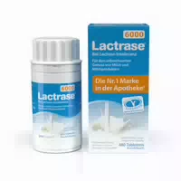 Lactrase 6 000 Fcc Laktase Tabletten im Klickspender 60 st