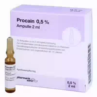 Procain Pharmarissano 0,5% Injektions Lsg Ampullen 2 ml 10 Stück