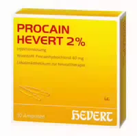 Procain Hevert 2% Injektionslösung Ampullen 100x2 Ml