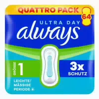 Always Ultra Damenbinden Leichte Mässige Periode Größe 1 64 Stück 1 St
