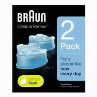 Braun Cc System Reinigungskartuschen 2er Pack Ccr2 Reinigungslösung Rasierer 1 St