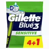 Gillette Blue 3 Sensitive Cuchilla Afeitar Desechables 5 U