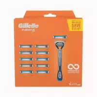 Gillette Fusion Mens Shaver Blue Gray
