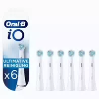 Oral B Io Ultimative Reinigung Aufsteckbürsten für Elektrische Zahnbürste, Briefkastenfähige Verpackung, 6 Stück 1 st