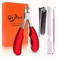 Professional Stainless Steel Toenail Clippers Set For Ingrow 1 st