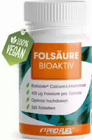 Profuel Folsäure Bioaktiv 400µg 365 Folsäure Tabletten mit Biofolate 365 Kapsel