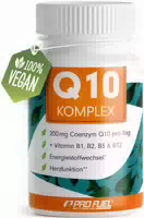 Profuel Q10 Komplex Kapseln Hochdosiert Coenzym Q10 mit 200mg Coenzym Q10 Vitamin B12
