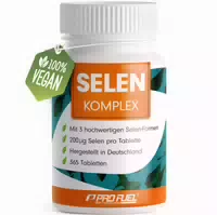 Profuel Selen Hochdosiert 365x 200µg Tabletten Selenkomplex Aus 3 Hochwertigen Selenium Quellen
