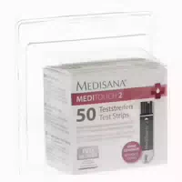 Medisana 50x Blutzuckerteststreifen Für Meditouch 2 2x25 St