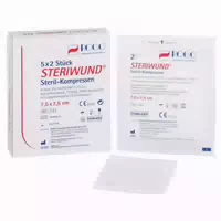 Rogg Steriwund Kompr 7,5x7,5 Cm Steril 8 25x2 St