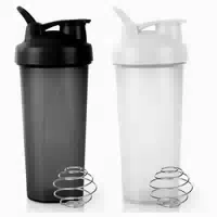Shaker Protein 600ml Eiweiß Messskala 600ml Handhaben Schwar 1 st