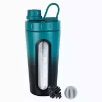 Protein Shaker Edelstahl 28 Oz Fenster 2 Shaker Kugeln Fitne 1 st