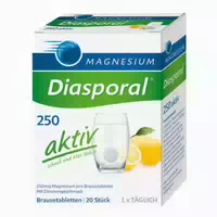 Magnesium Diasporal 250 Aktiv 20 St Brausetabletten