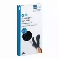 Provital Komfortsocken Men Grã¶ãe 4 3 46 Schwarz