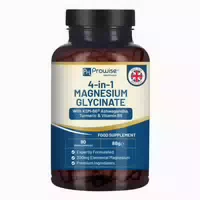 Prowise Healthcare 4 In 1 Magnesiumglycinat Mit Ksm 66 Ashwagandha, Kurkuma & Vitamin B6 90 St
