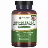 Prowise Healthcare Ginkgo Biloba und Ginseng 16 000 mg 180 st