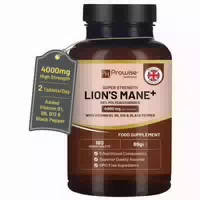 Prowise Healthcare Löwenmähnen Pilzpräparat 4000 mg mit Vitamin B1 180 st