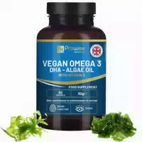 Prowise Healthcare Vegan Omega 3 Dha aus Algenöl 60 st