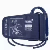 Pulox Blutdruckmanschette 22 66 cm Universal Einschlauch 6 Adapter