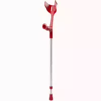 Pulox Magic Soft Krücke Mit Soft Grip Einzeln 1 Stk In Feuerrot