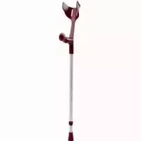Pulox Magic Soft Unterarmgehstütze mit Soft Grip Max 130 kg Einzeln 1 stk Weinrot