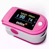 Pulox Po 200 Solo Finger Pulsoximeter in Pink 1 st