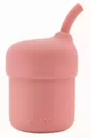 Pura My My Silikon Strohhalmbecher 150ml Rose