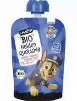 Pure & Fun Bio Helden Quetschie Erdbeere Himbeere & Vollkorn Hafer