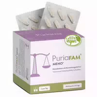 Puriafam Meno Pause | Wechseljahre | Hormon Balance | Rotklee & Mönchspfeffer | Vegan