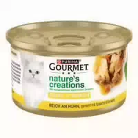 Purina Gourmet Natures Creations Feine Streifen Reich an Huhn