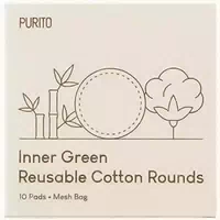Purito Inner Green Wiederverwendbare Baumwollrondelle