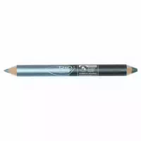 Purobio Cosmetics Duo Night Kajal Augenstift Bio Lidschatten Farbton : Türkis Smaragd