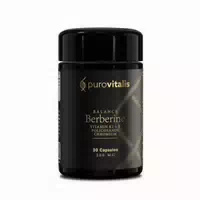 Purovitalis Berberine Balance mit Dihydroberberin, Chrom, K2 & Vitamin E
