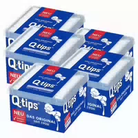 Q Tips Wattestäbchen, Würfelbox