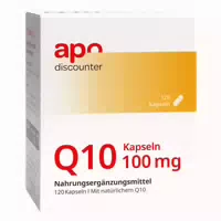 Q10 Kapseln 100 mg mit Coenzym Q10 von Apodiscounter