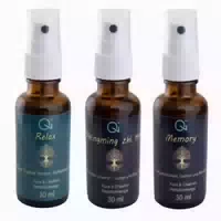 Qi Health Kopf & Geist & Konzentration, 3er Set Für Gutes Gedächtnis & Starke Nerven