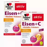 Doppelherz Aktiv Eisen C l Histidin Folsäure 30 st Tabletten